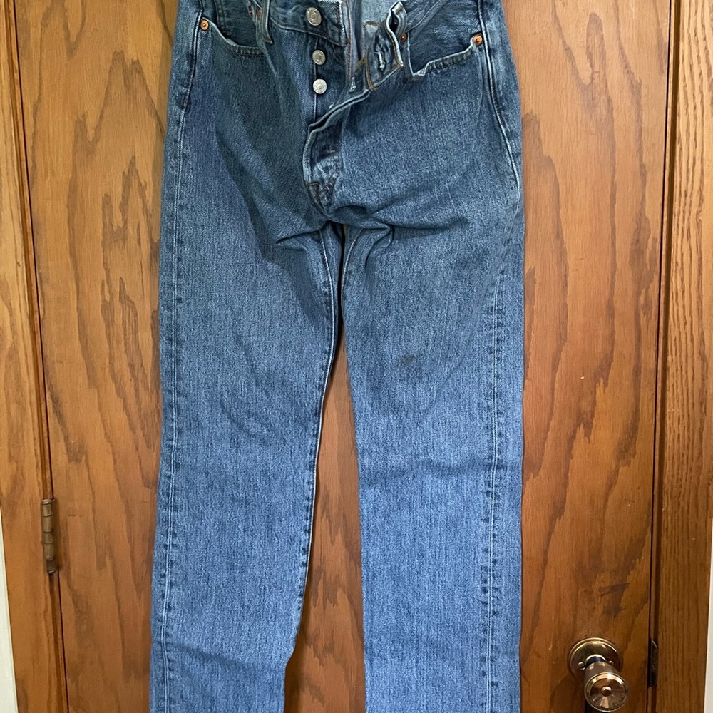 Levi's Blue Denim 501 Jeans